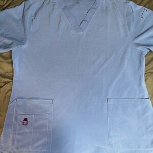 Carhartt Force Extremes Women’s XL Blue V-Neck scrub top